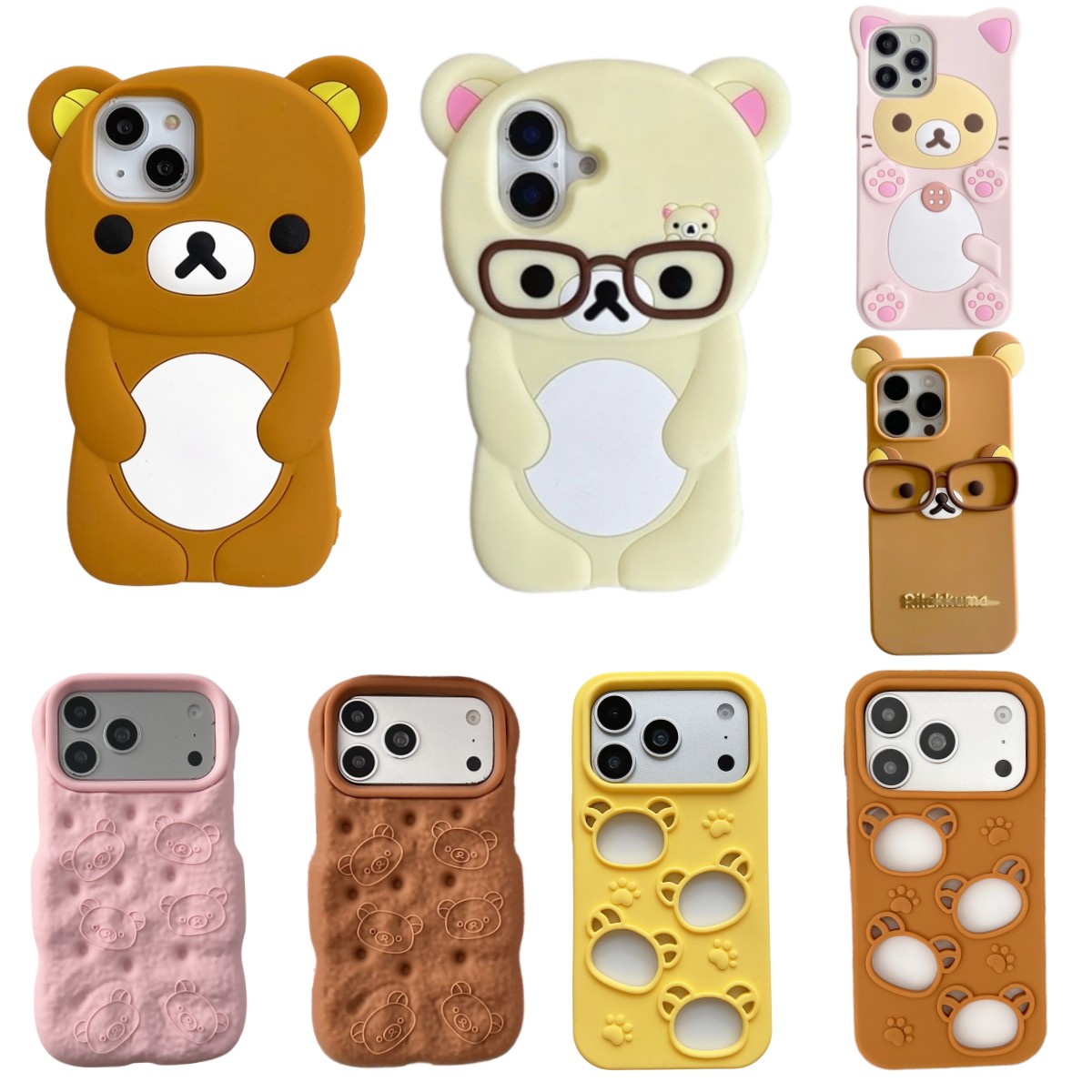 Y2K Phone Accessories - غطاء هاتف لطيف للغاية بتصميم دب