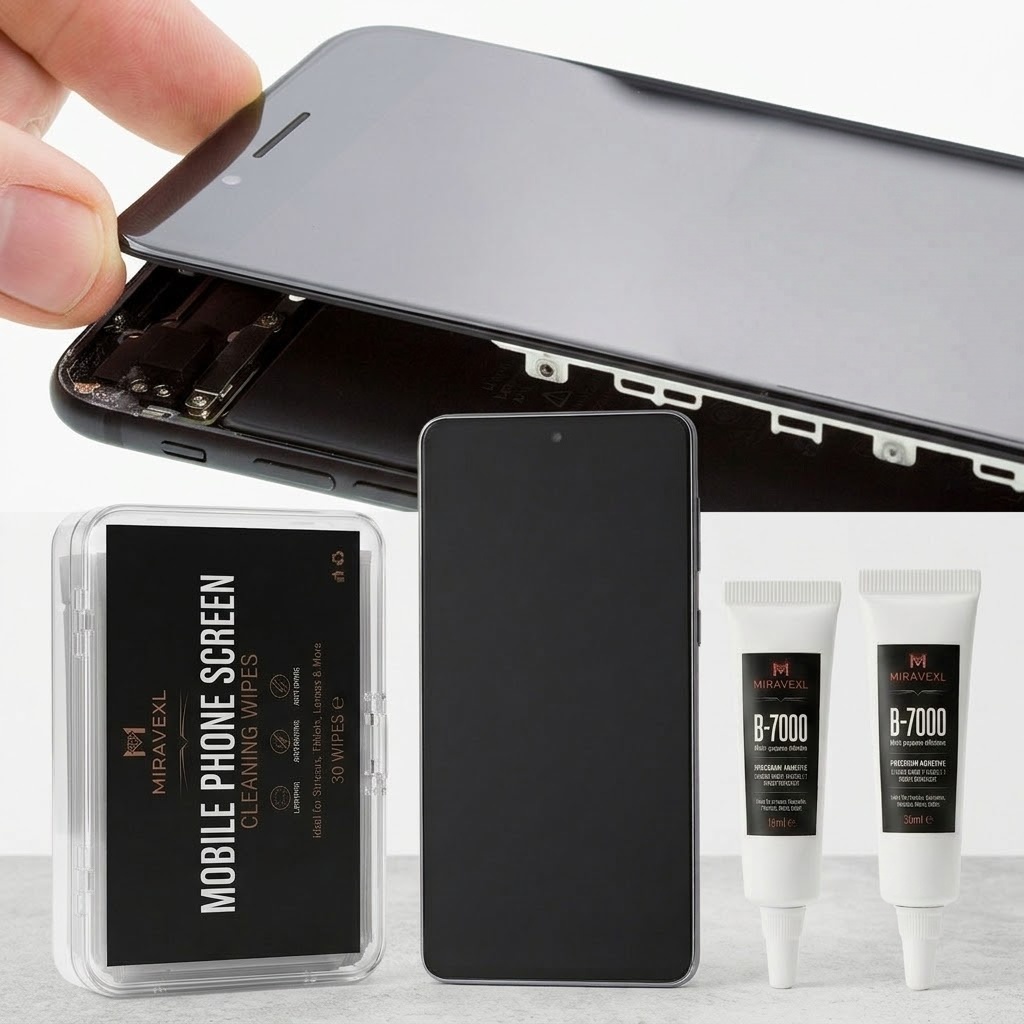 Phone Repair Kit - طقم إصلاح وتفكيك شاشة الهاتف، غراء
