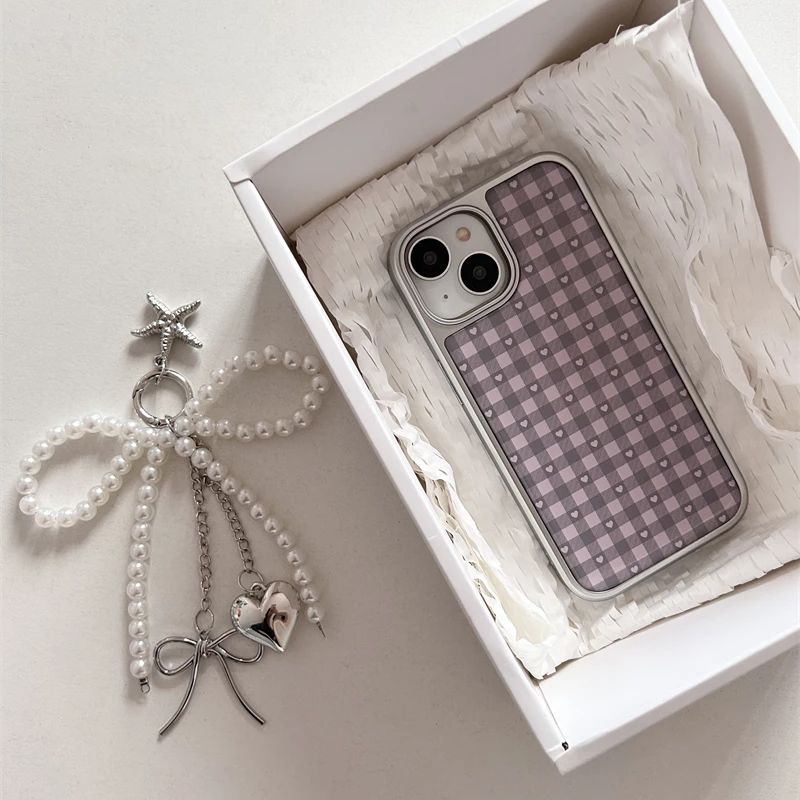 الوردي الأرجواني على شكل قلب م - مراجعة Y2K Phone Accessories وسعره