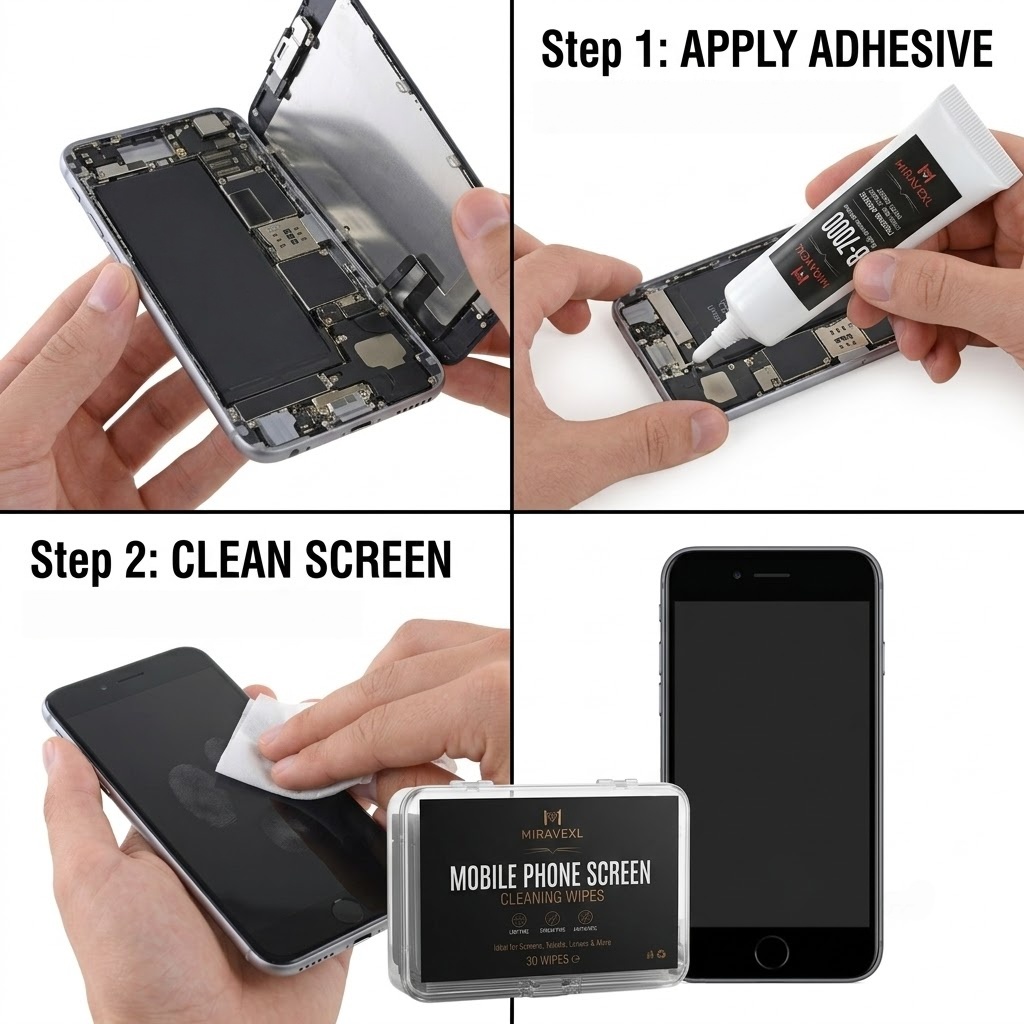 طقم إصلاح وتفكيك شاشة الهاتف،  - مراجعة Phone Repair Kit وسعره