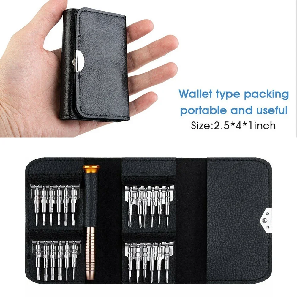 طقم مفكات دقيقة محمول 25 في 1  - مراجعة Phone Repair Kit وسعره