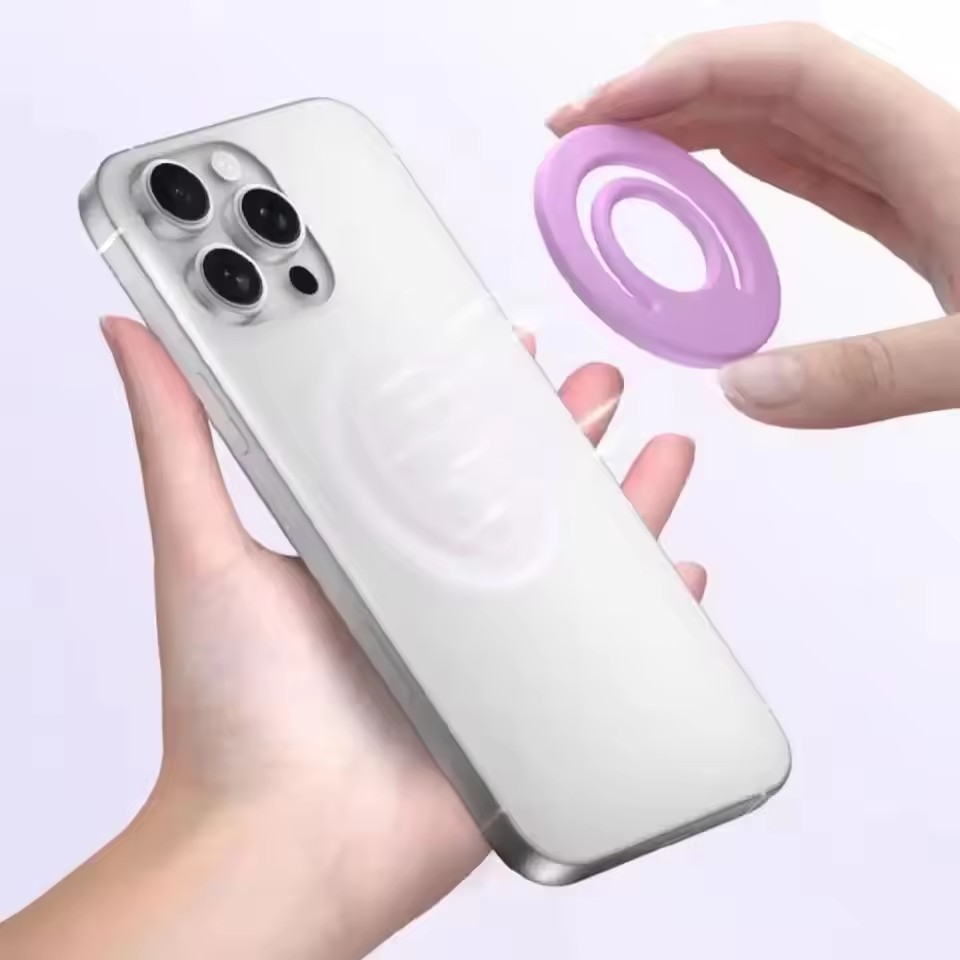 المغناطيسي سيليكون حامل البنصر - مراجعة Phone Accessories Crochet وسعره