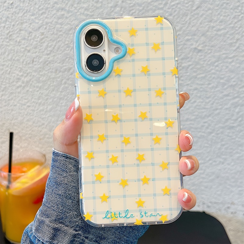 جراب هاتف بنمط مربعات النجمة ا - مراجعة Yellow Phone Accessories وسعره