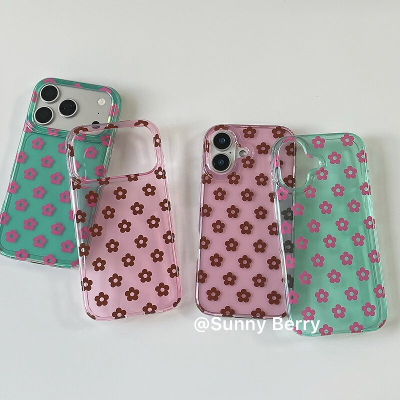 غطاء هاتف كوري متطور بزهور ملو - مراجعة Y2K Phone Accessories وسعره
