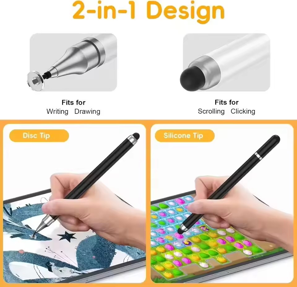 قلم ستايلس عالمي 2 في 1 للأجهز - مراجعة Phone Accessories And Electronics وسعره
